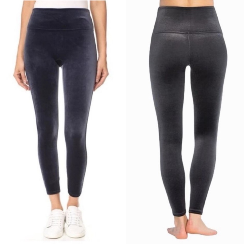 🥰🥰Spanx Velvet High-Waisted Leggings in Classic Navy🥰🥰